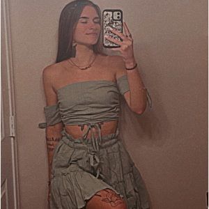 2 piece skirt outfit